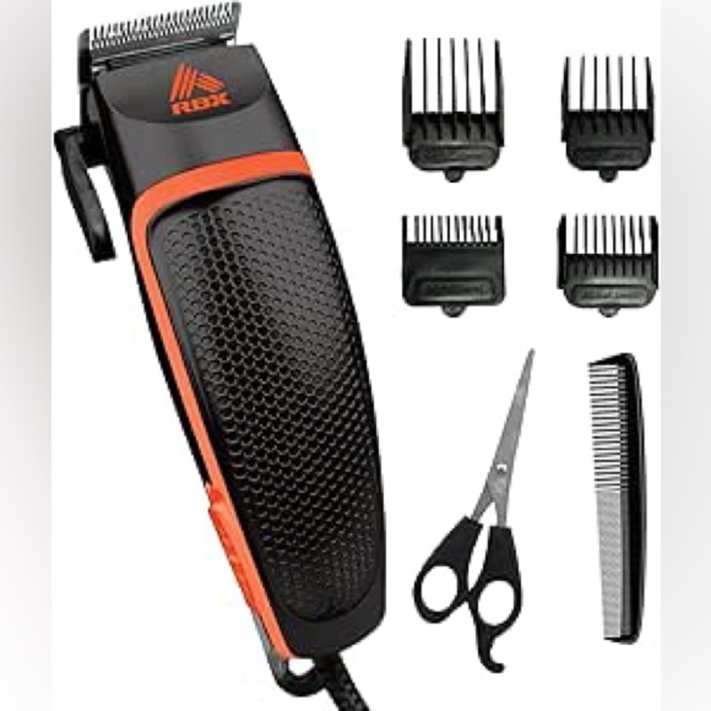 🆕 RBX Premium Hair Clippers for Men - 10 pcs Grooming Kit